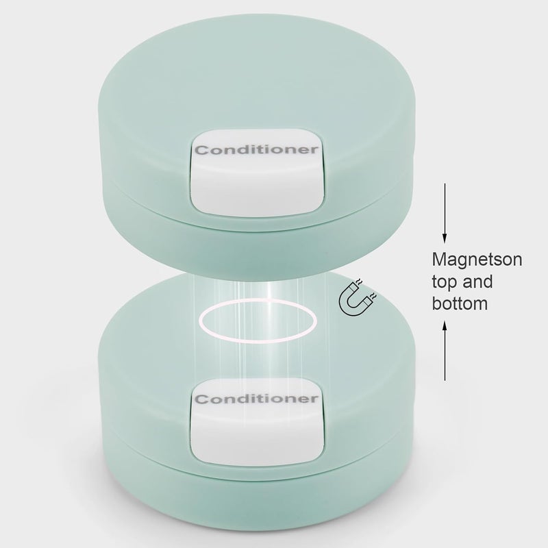 Gemice Travel Containers for Toiletries, Magnetic Travel Containers, TSA Approved Cream Jars with Toiletry Bag, Leak-proof Small 1oz Capsules Set with Multiple Labels for Organization (4 Pack) - Image 4